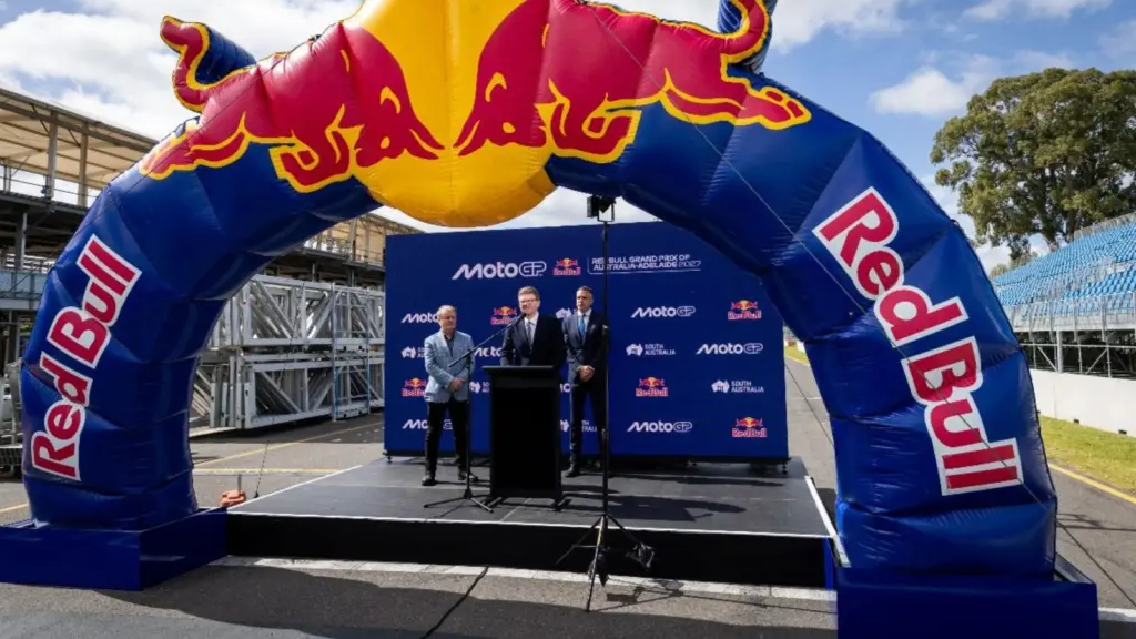Red Bull signs on as title sponsor for MotoGP Adelaide in 2027-28