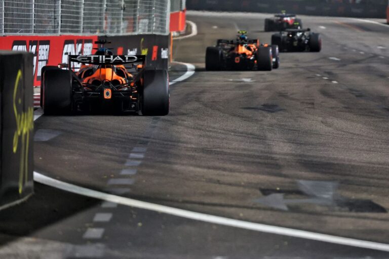 McLaren falls to fourth-best over three Formula 1 races