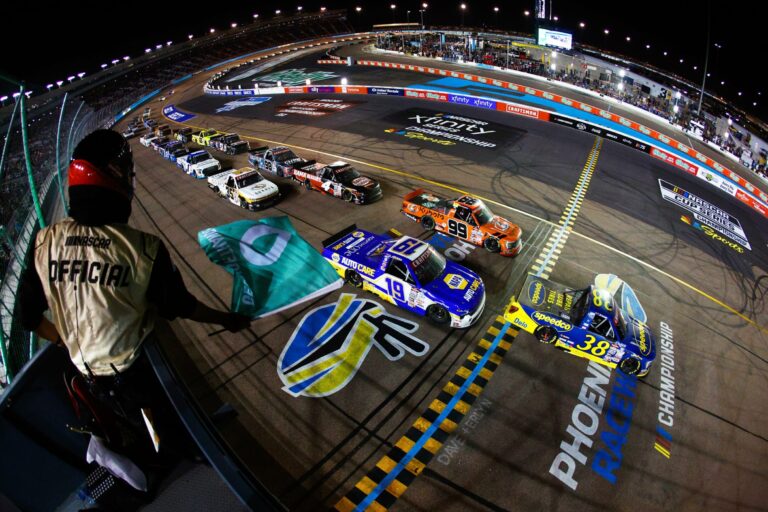 Layne Riggs edges Kaden Honeycutt for Phoenix Truck pole
