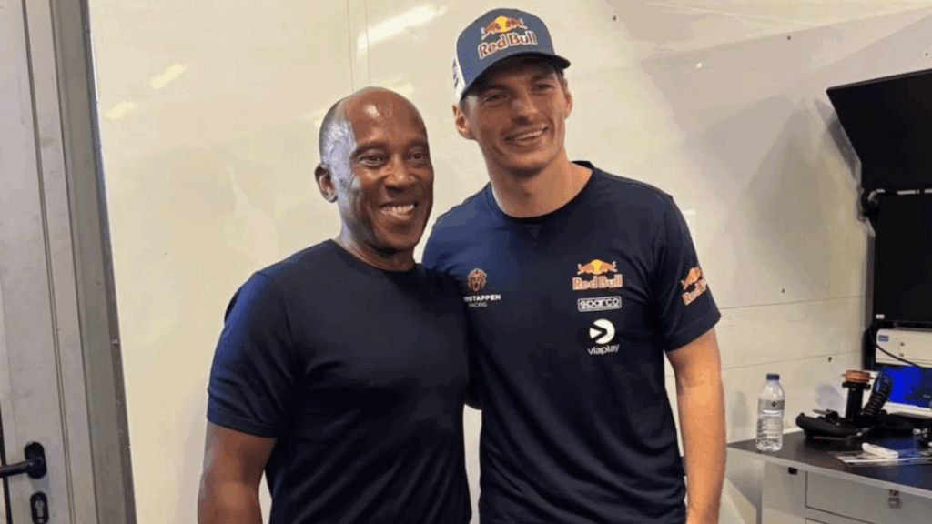 Anthony Hamilton reunites with Max Verstappen and Valentino Rossi in Portimão