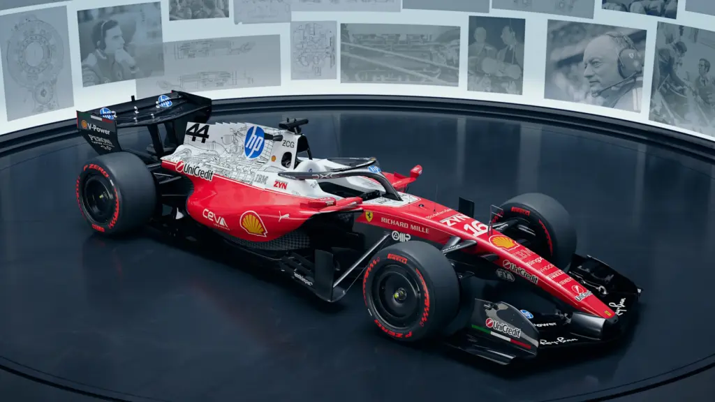 Ferrari unveils HP-designed Austin livery for Leclerc and Hamilton