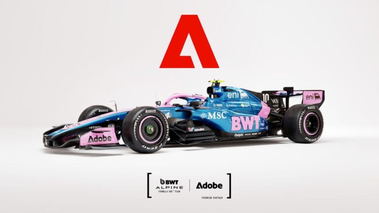 Adobe becomes BWT Alpine Formula One Team’s AI fan experience sponsor