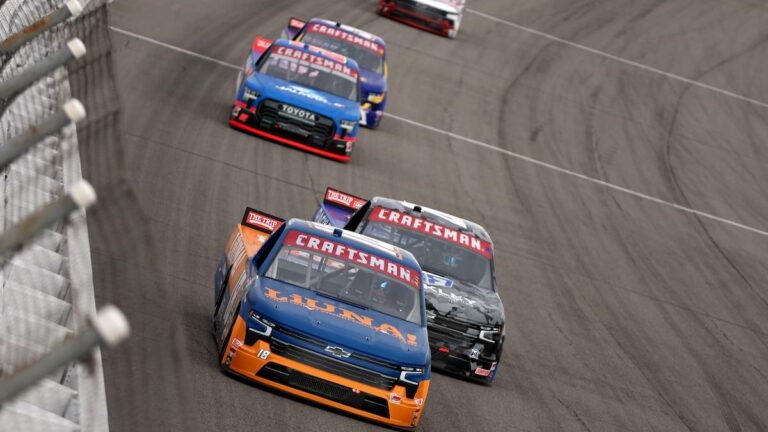 Rackley WAR ends six seasons in Truck Series after Talladega