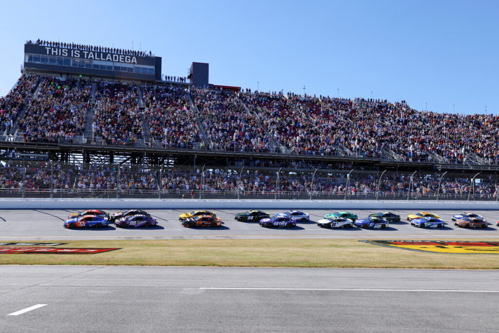 Joey Logano unharmed after violent Talladega crash