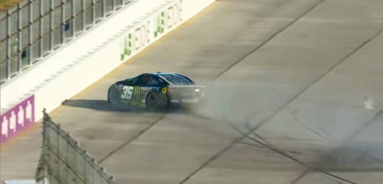 Riley Herbst evaluated and released after Talladega wreck